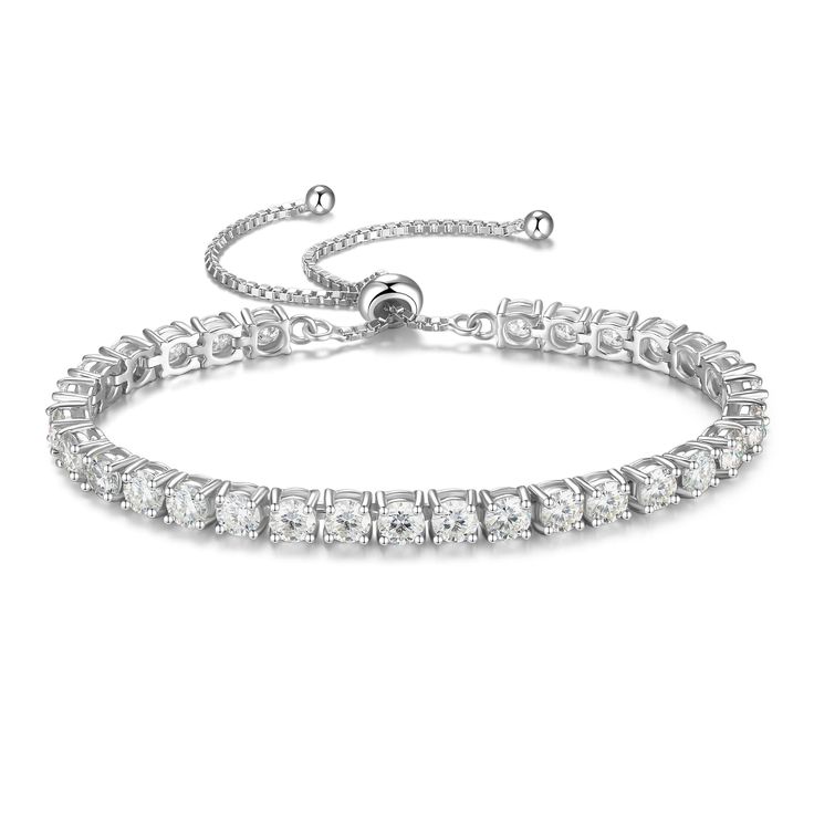 Bracelet rivière en diamant